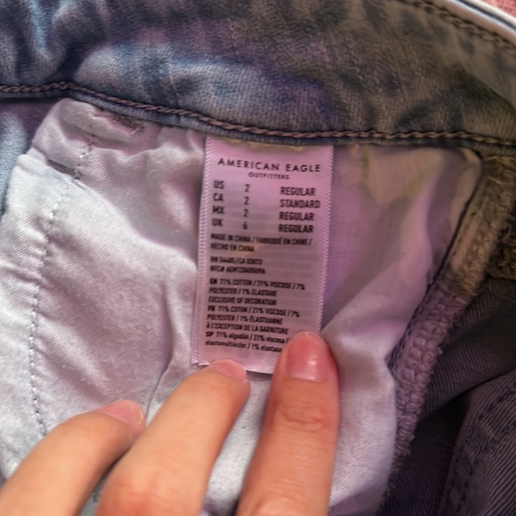 AMERICAN EAGLE BLUE JEGGINGS - Picture 3 of 3